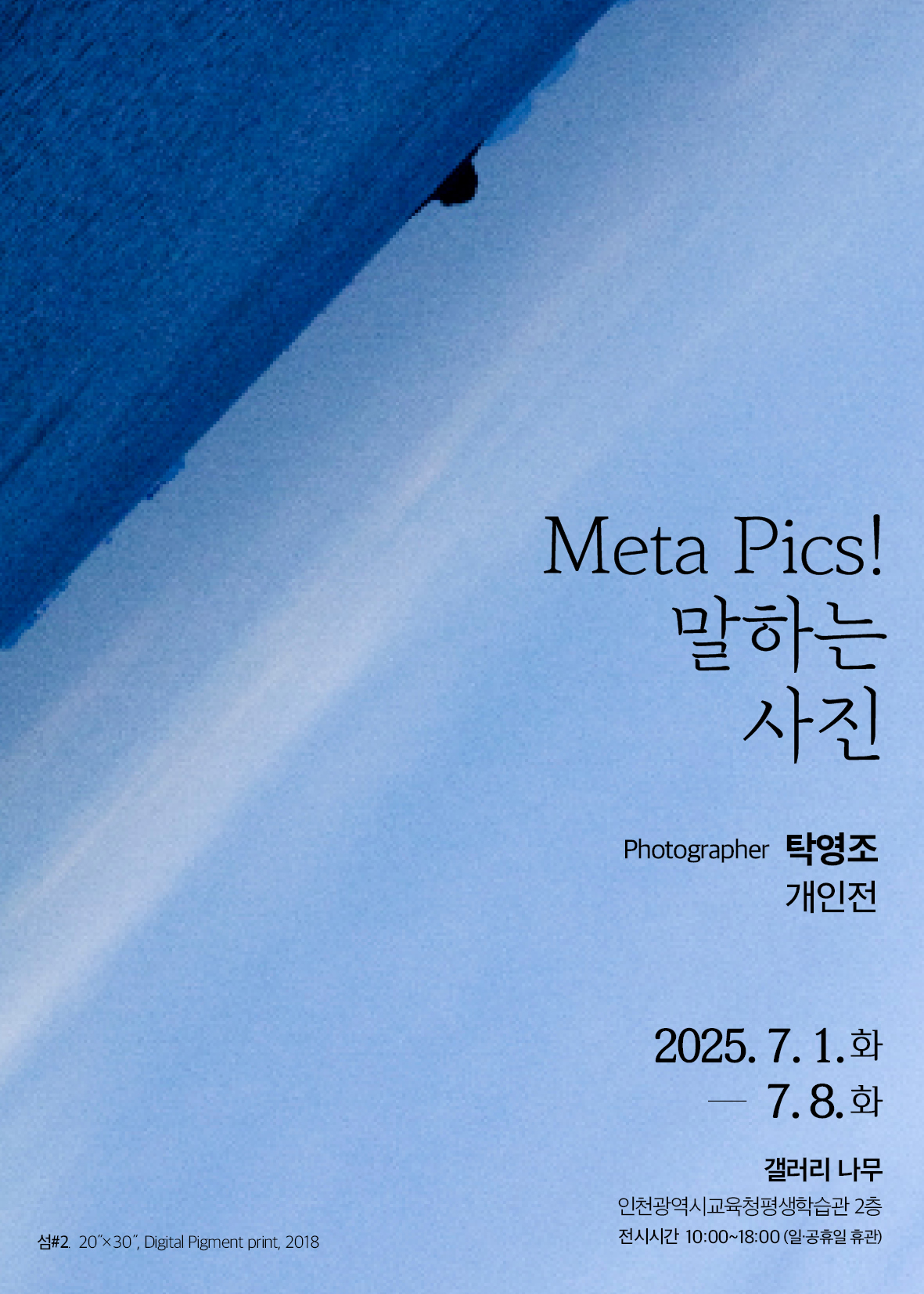 Meta Pics! 말하는 사진전 관련 포스터 - 자세한 내용은 본문참조