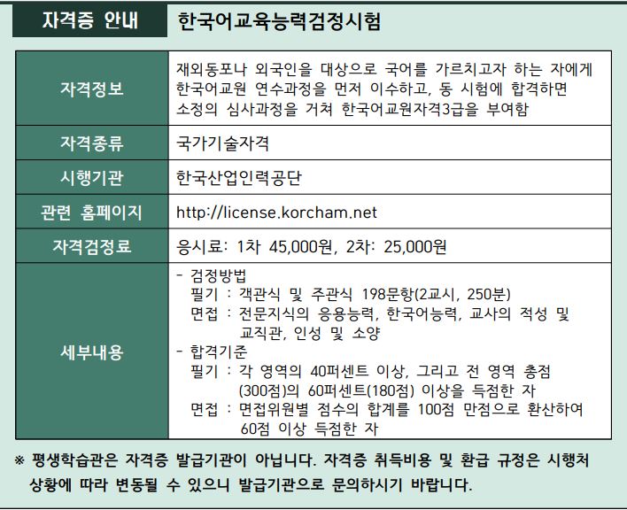 한국어교원 3급 양성과정 - 비대면 교육관련사진 첫번째